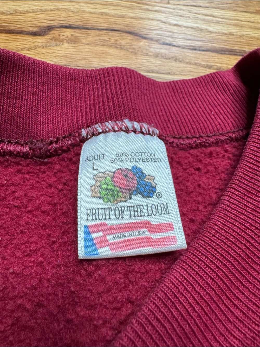 Vintage 1990s Minnesota Gophers Spell Out Crewneck Sweatshirt Large Vtg 90s - Picture 4 of 4